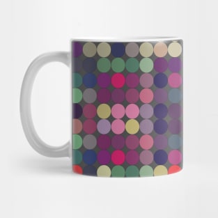 Colourfull watercolor cute and girly polka dots. Mug